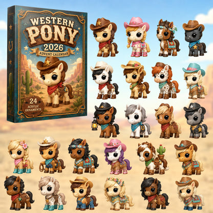 Western Pony Advent Calendar 2026 - 24-Day Festive Countdown