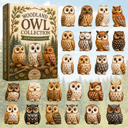 Woodland Owl Advent Calendar 2026 - 24-Day Festive Countdown