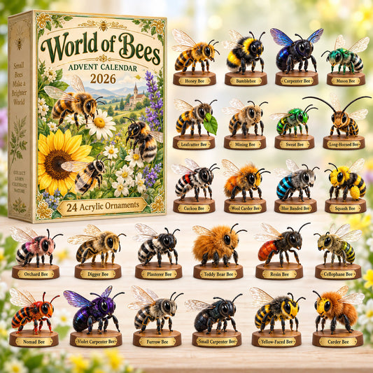 World Of Bees Advent Calendar 2026 - 24-Day Festive Countdown