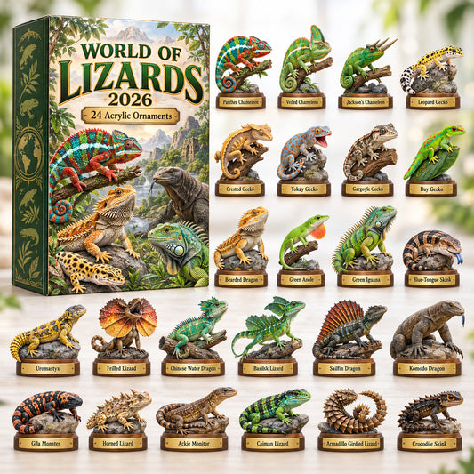 World Of Lizards Advent Calendar 2026 - 24-Day Festive Countdown