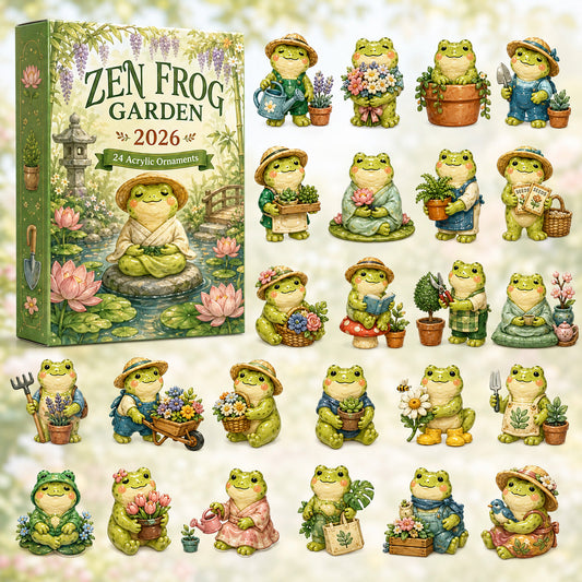 Zen Frog Garden Advent Calendar 2026 - 24-Day Festive Countdown