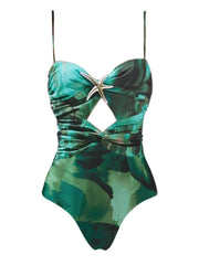 Onbely tenues de plage été tie and dye maillot de bain fendu jupe hawaïenne imprimée robe pour femme