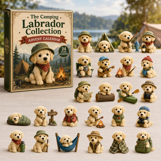 Camping Labrador Advent Calendar 2026 - 24-Day Festive Countdown