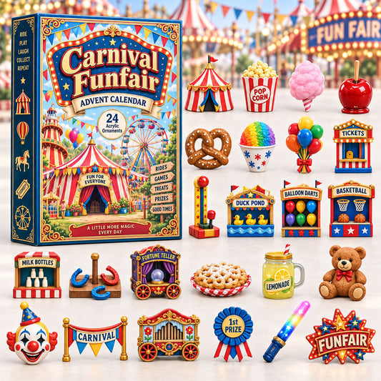 Carnival Funfair Advent Calendar 2026 - 24-Day Festive Countdown