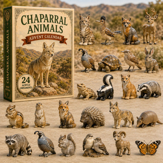 Chaparral Animals Life Advent Calendar 2026 - 24-Day Festive Countdown