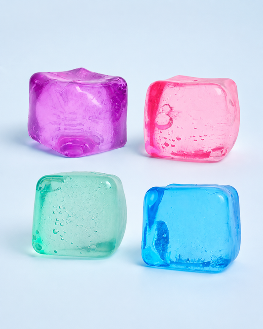 Ultra-Transparent Maltose Stress Ball Cube