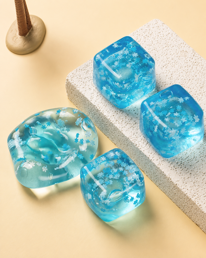 Ultra-Transparent Maltose Stress Ball Cube