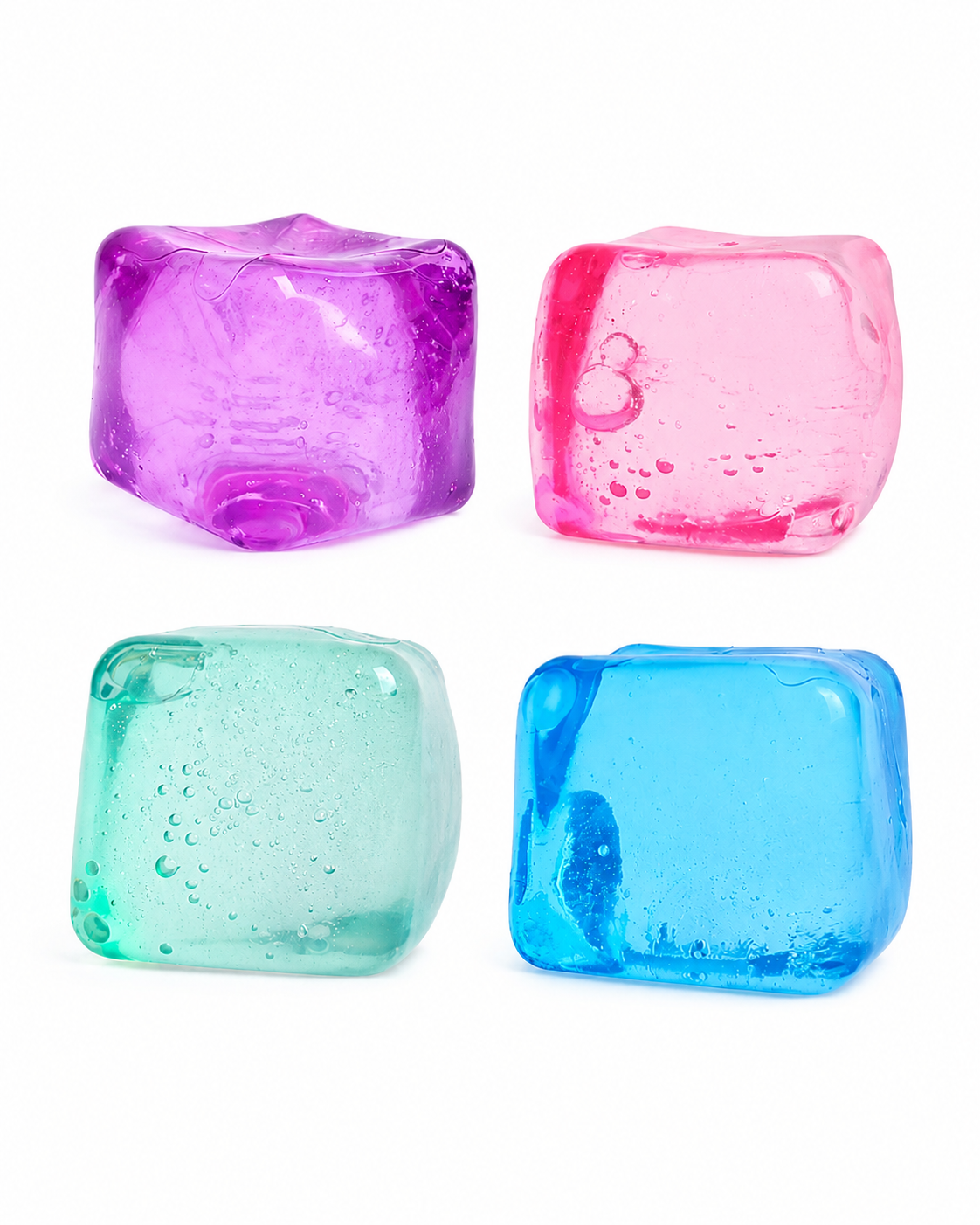 Ultra-Transparent Maltose Stress Ball Cube