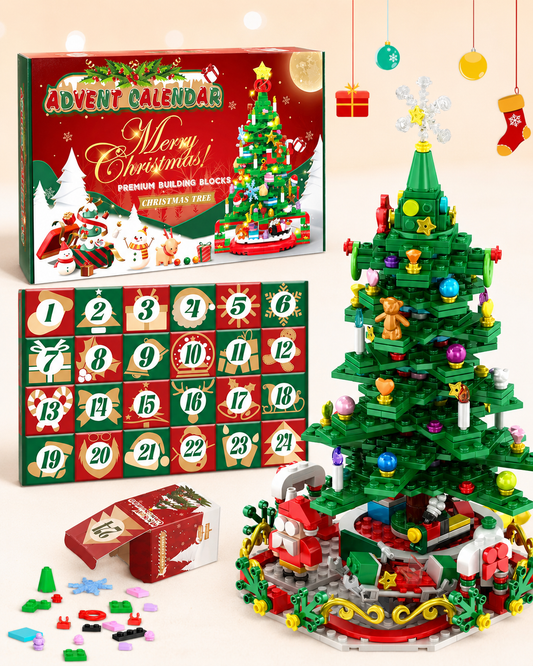 Advent Calendar 2026-Christmas tree building set toy