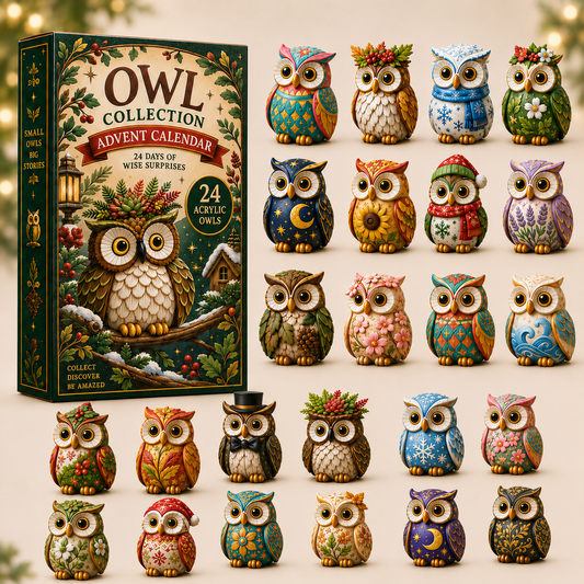 Owl Wonders Advent Calendar 2026 - 24-Day Festive Countdown