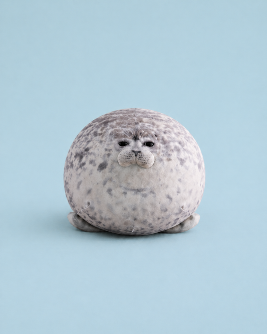 Angry Blob Seal Pillow 3D Plush Toy