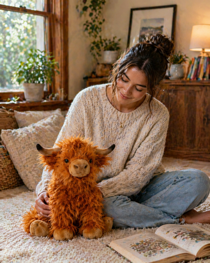 Hairy Highland Cow Plush Toy