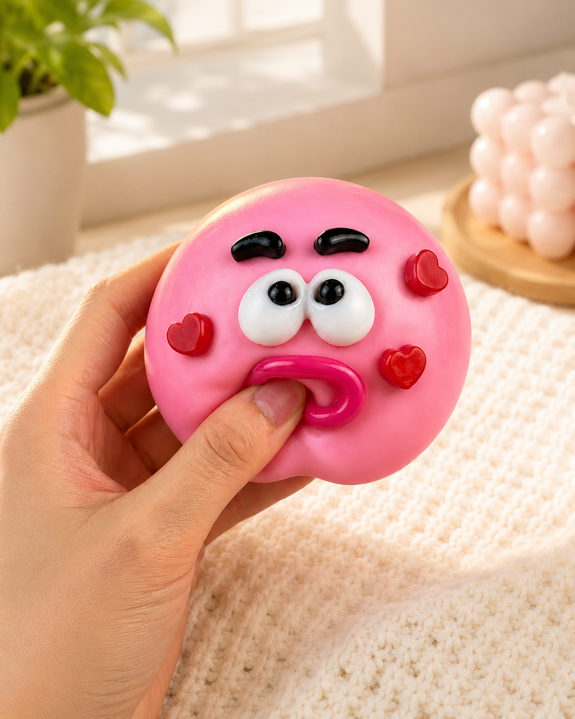 Fun Cute Face Swap Squeeze Toy