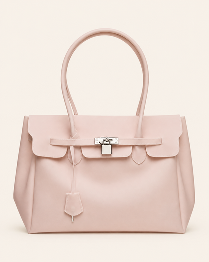 Transparent Solid Color Pvc Jelly Bag Women's Tote Bag