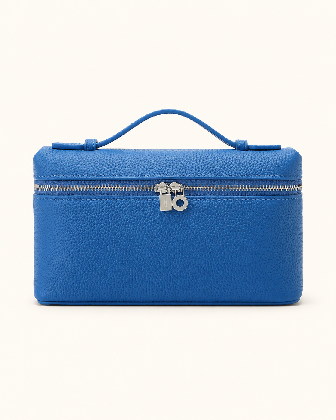 Genuine Leather Designer Minimalist Zipper Crossbody Top Handle Box Bag