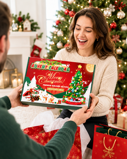 Advent Calendar 2026-Christmas tree building set toy