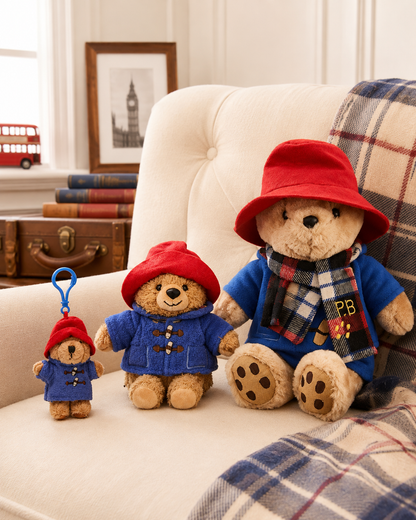 Paddington Bear Plush Keychain