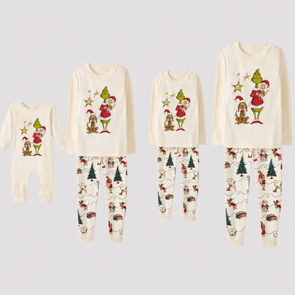 Holiday Mischief-Grinch Family Christmas Pajamas