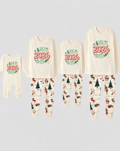 New Moment -2026 Grinch Family Christmas Pajamas