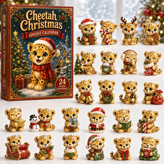 Cheetah Christmas Advent Calendar 2026 - 24-Day Festive Countdown
