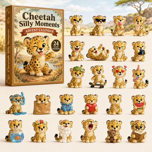Cheetah Silly Moments Advent Calendar 2026 - 24-Day Festive Countdown