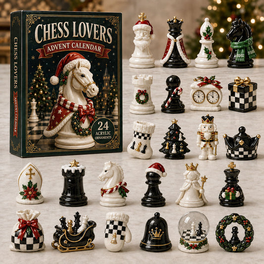 Chess Christmas Advent Calendar 2026 - 24-Day Festive Countdown