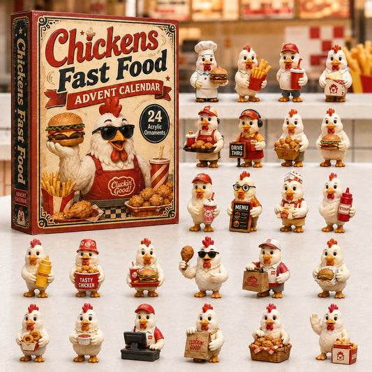Chickens Fast Food Advent Calendar 2026 - 24-Day Festive Countdown