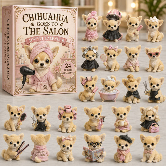 Chihuahua Salon Life Advent Calendar 2026 - 24-Day Festive Countdown
