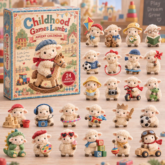 Childhood Games Lambs Advent Calendar 2026 - 24-Day Festive Countdown