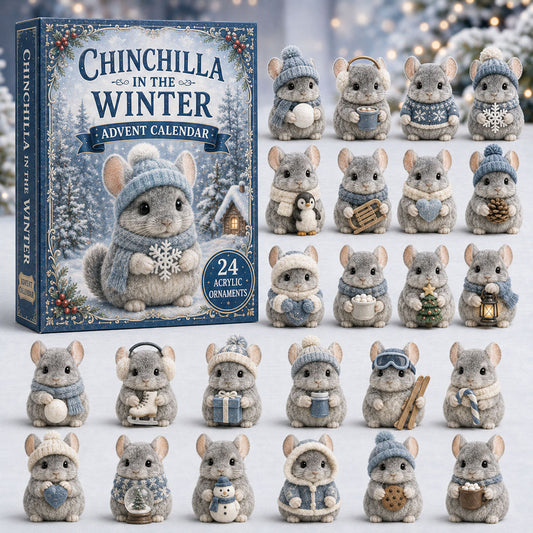 Chinchilla In The Winter Advent Calendar 2026 - 24-Day Festive Countdown