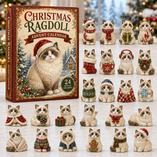Chrismast Ragdoll Advent Calendar 2026 - 24-Day Festive Countdown