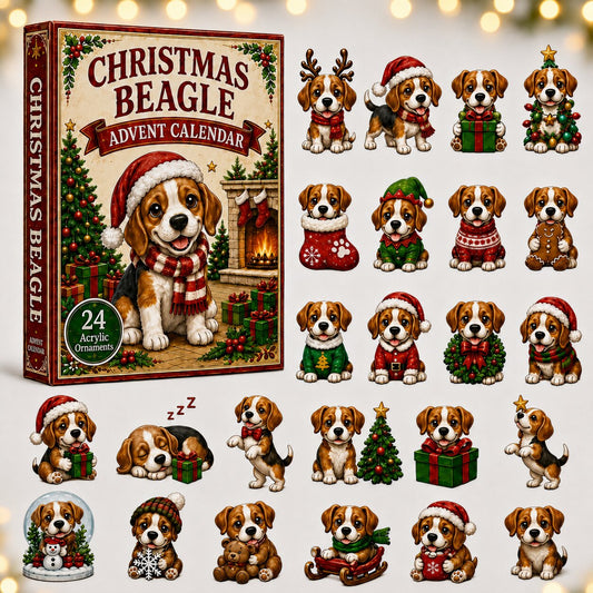 Christmas Beagle Advent Calendar 2026 - 24-Day Festive Countdown