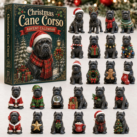 Christmas Cane Corso Advent Calendar 2026 - 24-Day Festive Countdown