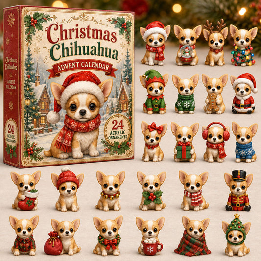 Christmas Chihuahua Advent Calendar 2026 - 24-Day Festive Countdown