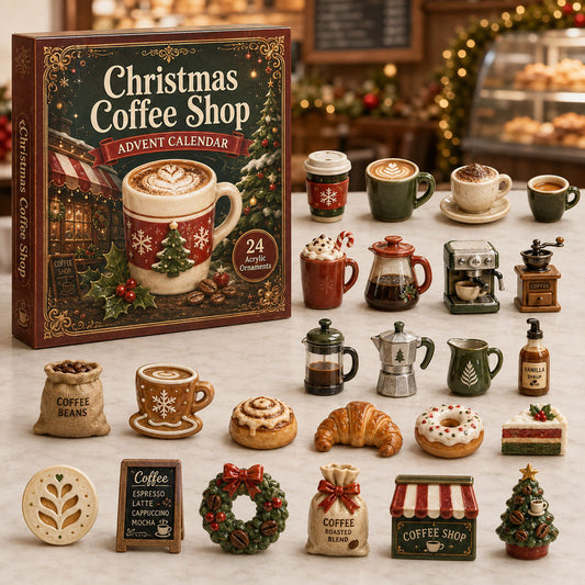 Christmas Coffee Shop Advent Calendar 2026 - 24-Day Festive Countdown