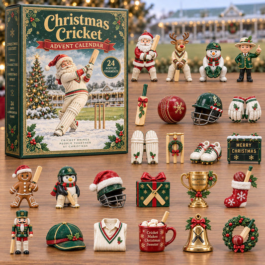 Christmas Cricket Advent Calendar 2026 - 24-Day Festive Countdown