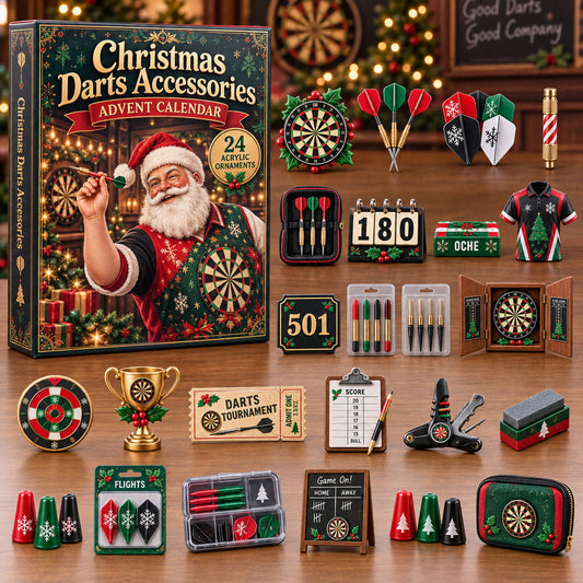 Christmas Darts Accessories Advent Calendar 2026 - 24-Day Festive Countdown