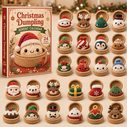 Christmas Dumpling Crochet Advent Calendar 2026 - 24-Day Festive Countdown