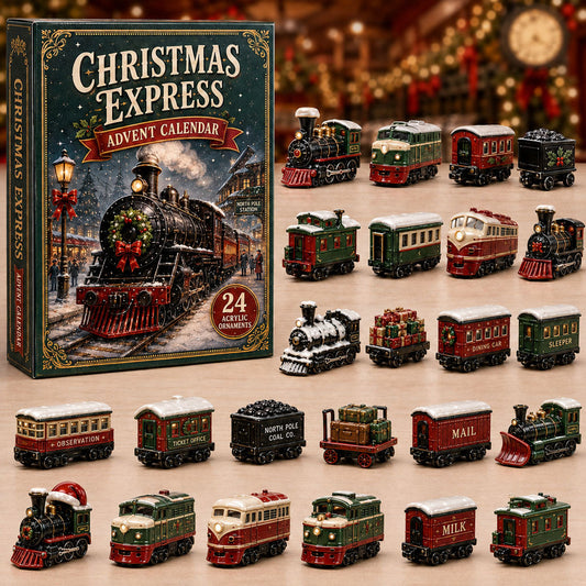 Christmas Express Train Advent Calendar 2026 - 24-Day Festive Countdown