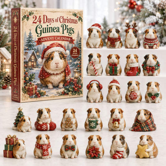 Christmas Guinea Pig Advent Calendar 2026 - 24-Day Festive Countdown