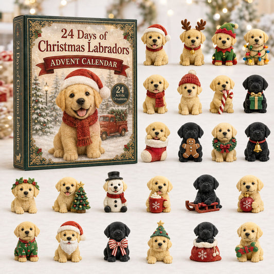Christmas Labrador Advent Calendar 2026 - 24-Day Festive Countdown