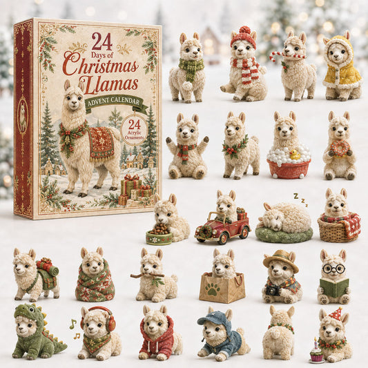 Christmas Llama Advent Calendar 2026 - 24-Day Festive Countdown
