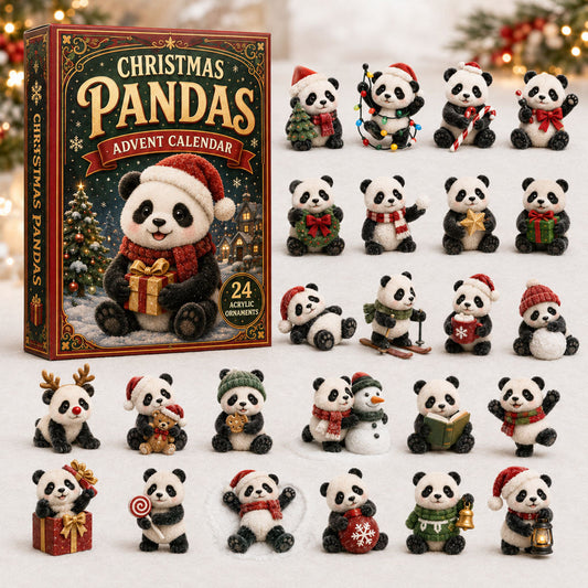 Christmas Pandas Advent Calendar 2026 - 24-Day Festive Countdown