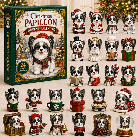Christmas Papillon Advent Calendar 2026 - 24-Day Festive Countdown
