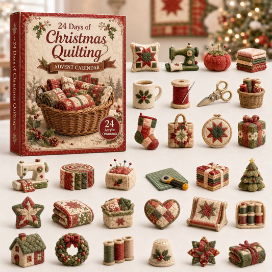 Christmas Quilting Advent Calendar 2026 - 24-Day Festive Countdown