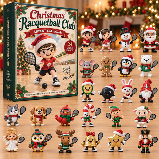 Christmas Racquetball Club Advent Calendar 2026 - 24-Day Festive Countdown