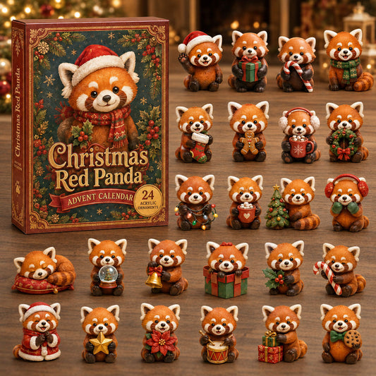 Christmas Red Panda Advent Calendar 2026 - 24-Day Festive Countdown