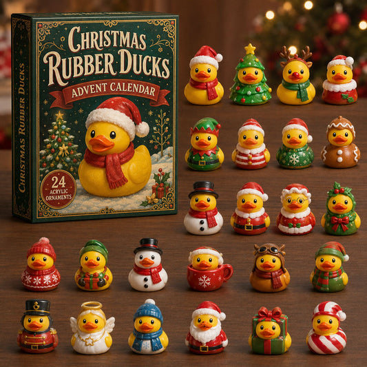 Christmas Rubber Ducks Advent Calendar 2026 - 24-Day Festive Countdown