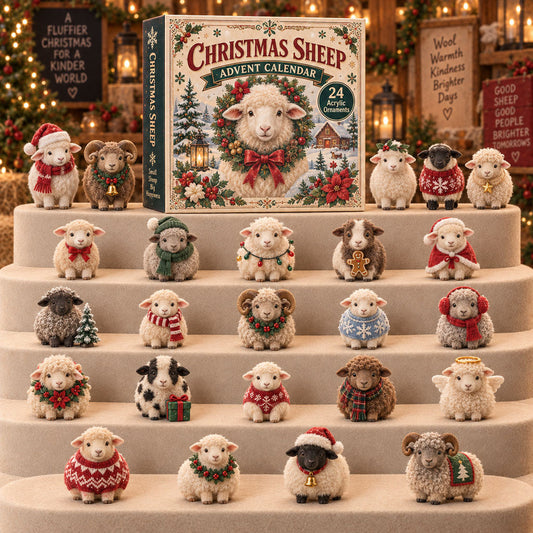 Christmas Sheep Advent Calendar 2026 - 24-Day Festive Countdown