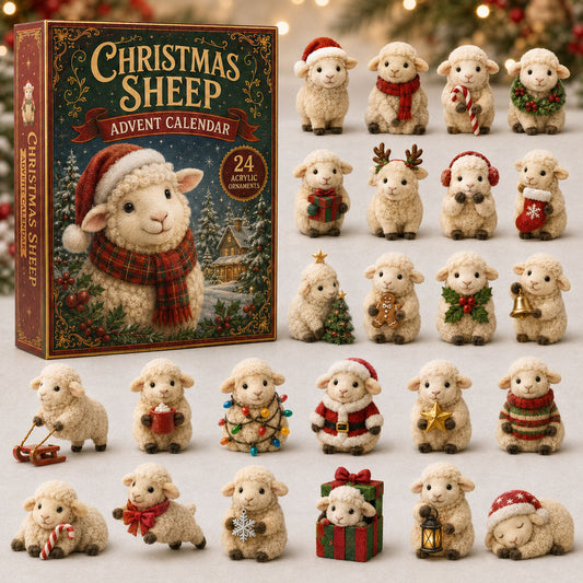 Christmas Sheep Holiday Advent Calendar 2026 - 24-Day Festive Countdown